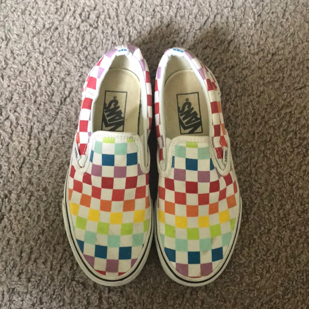Rainbow Vans shoes